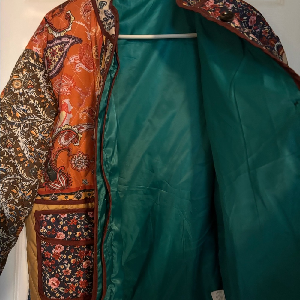 Floral Patchwork Quilted Jacket - Picture 4 of 5